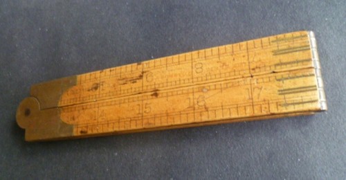 Vintage boxwood brass fold - vintage,