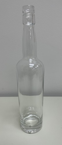 750 clear glass bottle with - glass,