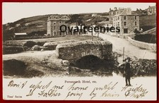 Perranporth Hotel etc 1903 postmark Tims postcard Cornwall
