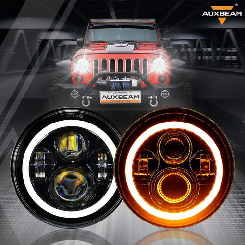 Inch led headlights dot - 7,
