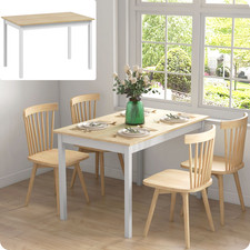 120cm Farmhouse Wooden Dining