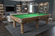 9ft solid oak snooker table - solid,