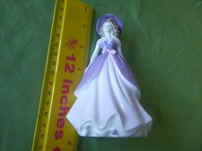 A 'COALPORT'  FIGURINE OF AN ELEGANT LADY ( VIOLET )