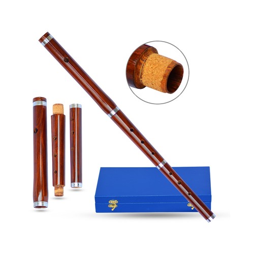 Piece irish flute rosewood - 3,
