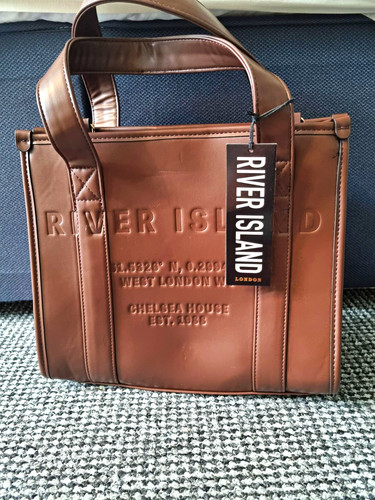 River island brown - island, faux