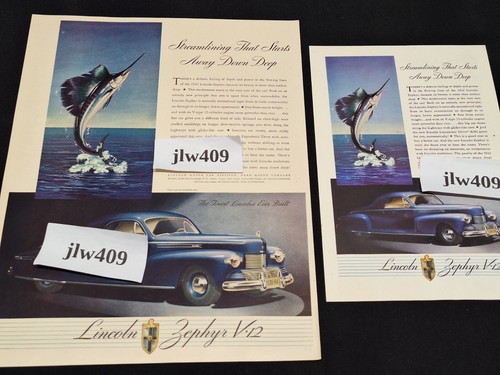 Vintage 1942 lincoln zephyr - 2,