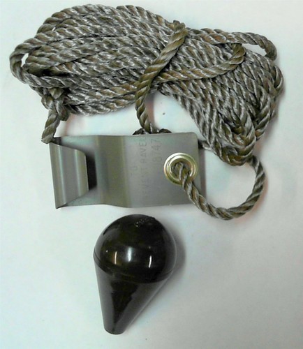 Military antenna tie down - tie,