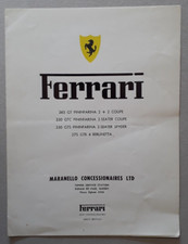 Ferrari Range Brochure c.1968