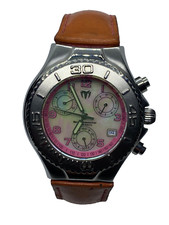 TechnoMarine Chronograph Divers Watch Pink & Mother of Pearl