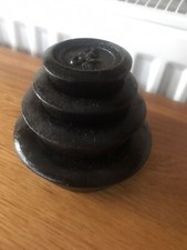 VINTAGE SET Of 4 CAST IRON  WEIGHTS  FOR  KITCHEN SCALES AVERY BIRMINGHAM