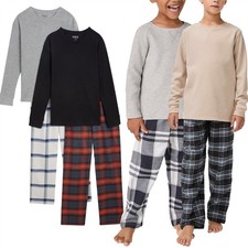 M&S Boys Kids 2 Pack Waffle