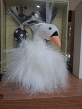 Small White Plush Swan By