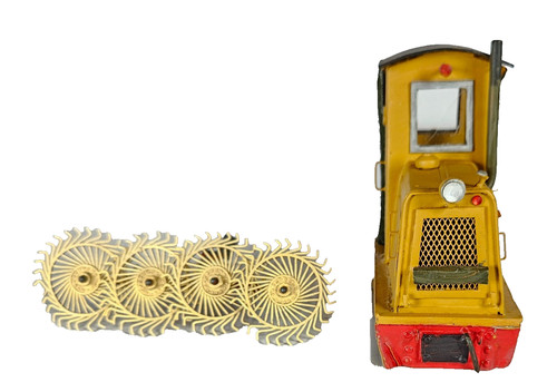Yellow industrial model - yellow,