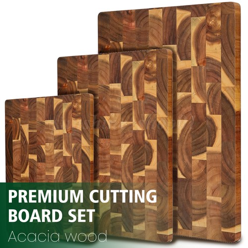 Acacia wood end grain cutting - acacia,