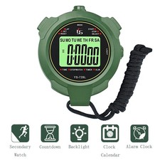 Digital Stopwatch Handheld LCD Sports Stopwatch Waterproof Training Timer