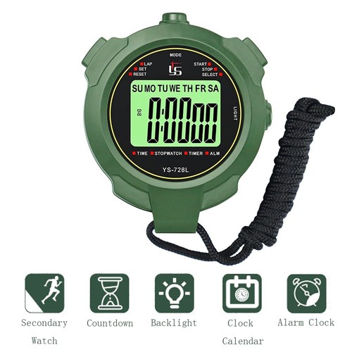 Digital stopwatch handheld lcd - stopwatch,