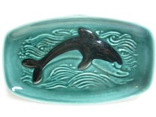 Pottery Trinket Dish Decorated