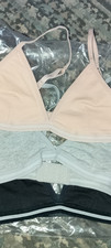 John Lewis girls 3 pack non wired bras size 30A