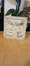 Clinton Cards Preloved Beautiful  Wedding Frame Wall, Shelf Plaque Gift Present
