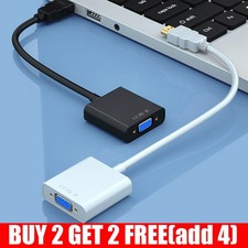 HDMI INPUT to VGA OUTPUT – HDMI to VGA Converter Adapter for PC DVD TV Monitor