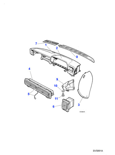 Jaguar genuine clip fits - fits, xj