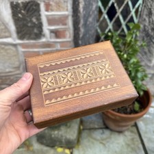 Vintage Wood Storage Box
