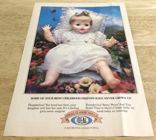1983 thumbelina doll print - 1983,