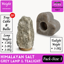 Himalayan Salt Lamp Rare Grey
