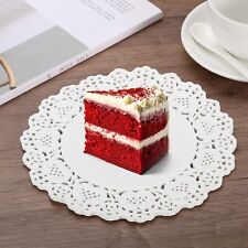 80 Paper Party Doilies Doily Lace Doyleys Catering Wedding Round 24cm