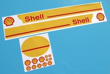 14th 1:14 scale RC FUEL TANKER TRUCK Trailer SHELL stickers decals fits Tamiya 