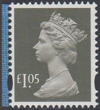 GB Machin Denominated PSB Definitive Stamps with Various Year Codes