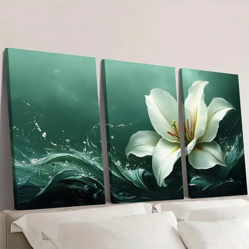 3pcs elegant green white - green,