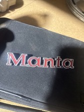 A VERY NICE ORIGINAL OPEL MANTA A BOOT BADGE