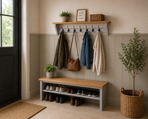 Coat rack shelf floating - rack+shelf,