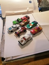 Corgi Rockets 8x Cars From The Early 1970s In Fair Condition