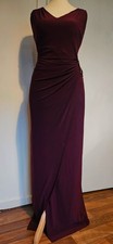 PHASE EIGHT Dress Sz 18 £120 purple maxi party long evening Wedding guest Studio