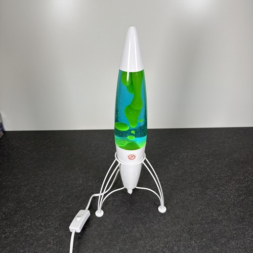 Rocket lava lamp blue - lava,