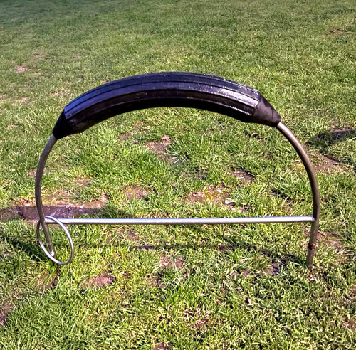 Outdoor metal bow perch frame - outdoor,