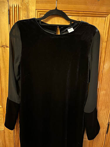Cotton traders black velvet - cotton,