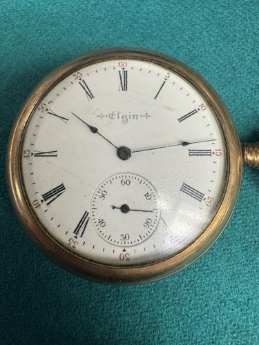 Antique elgin pocket watch - pocket,