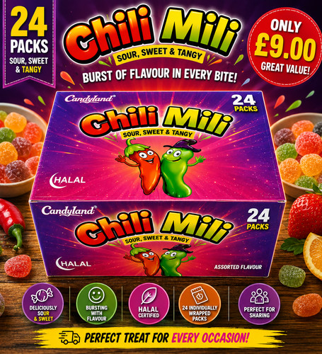 Chilli milli pakistani sweet - -,