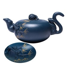 Teapot Chinese Clay Azure