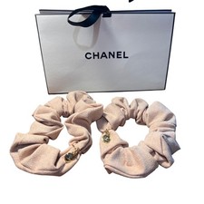 (2) Chanel Hair Scrunchies