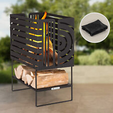 Fire Pit BBQ Patio Heater Fire Bowl Basket Garden Outdoor Camping Log Coal Patio