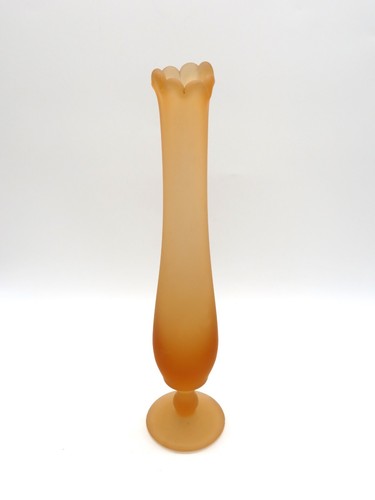 Vintage orange custard glass - orange,