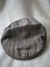 Vintage tweed men's flat cap