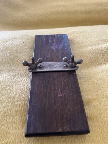 Vintage wooden tie press with - vintage,