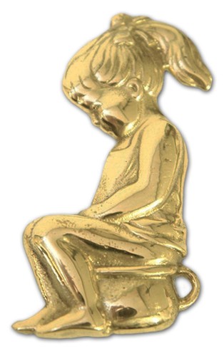 Solid polished brass little - polished,