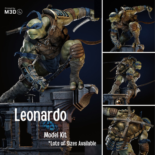 Leonardo resin figure statue - leonardo,