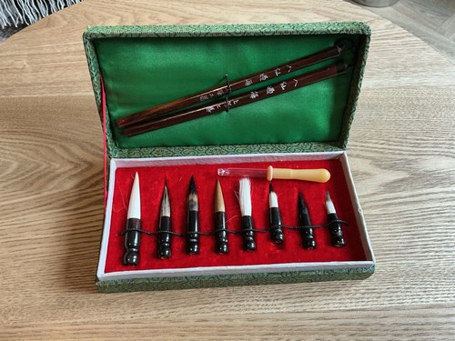 Chinese calligraphy brush - chinese, set